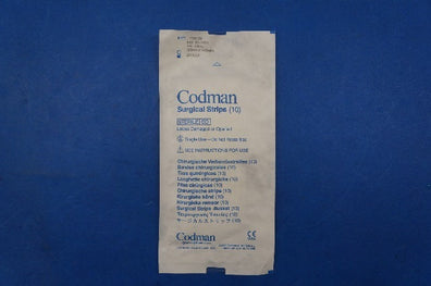Codman 80-1453 Surgical Strips 1inch x 6inch (x) ~ Pack of 10